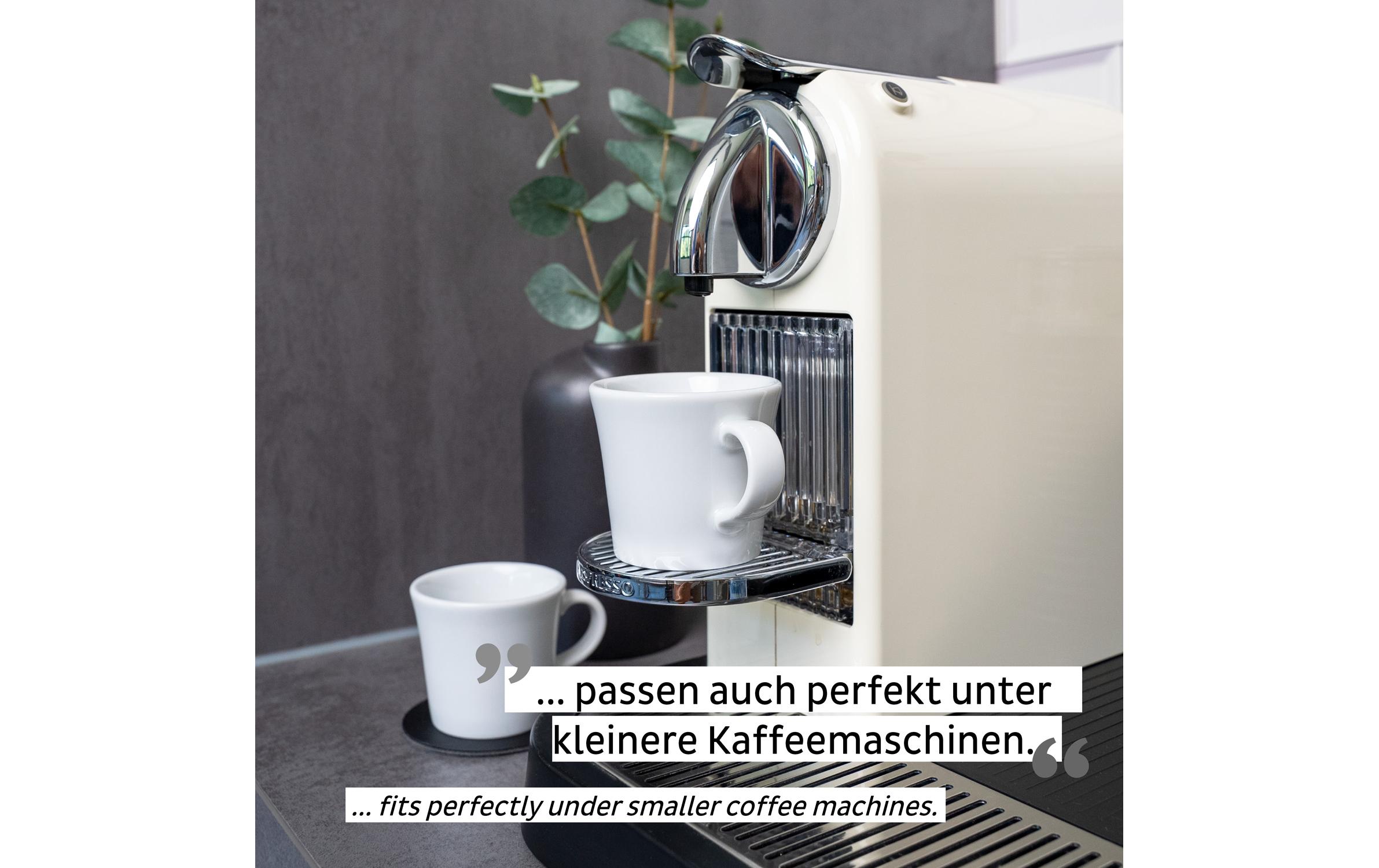 Porzellan Magnet-EspressotassenKlassische, standsichere Tassen aus Porzellan