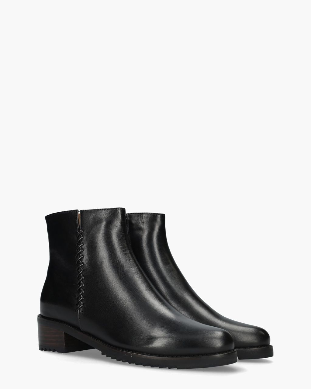 Everybody 11653 Zwart Dames Enkelboots