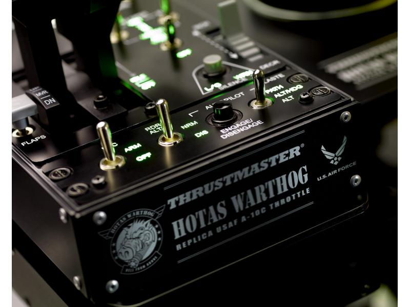 Thrustmaster Joystick Hotas Warthog Flight Stick   Dual Thr U.S. Air Force A-10C HOTAS Replika Joystick-Pack