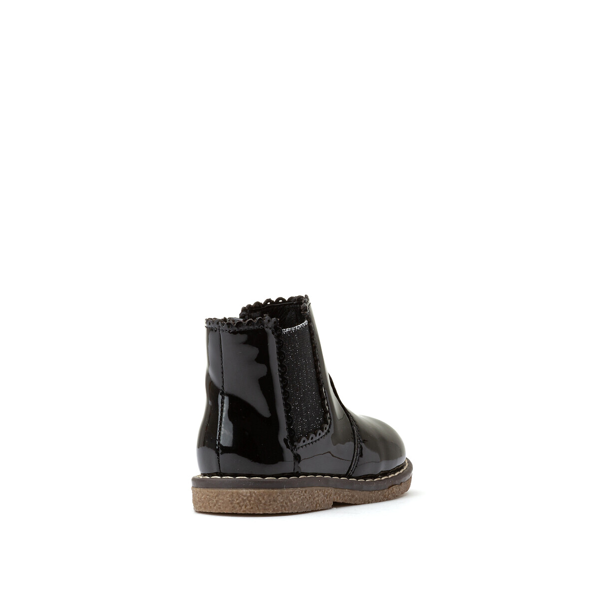 COLEÇÃO LA REDOUTE<br>Botas de cano curto pintadas com zíper