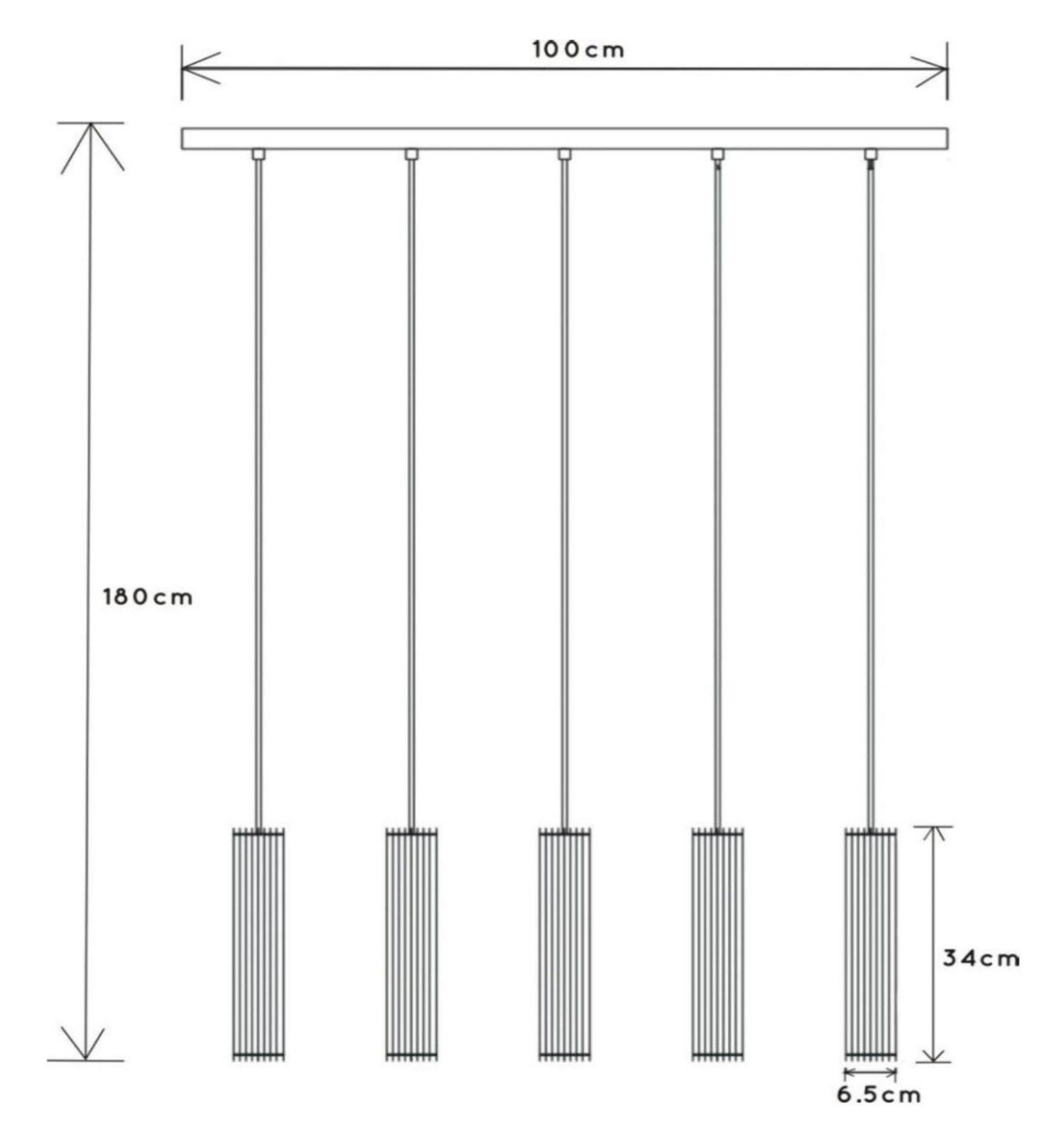 Hanglamp Lionel B100 x D6.5 cm