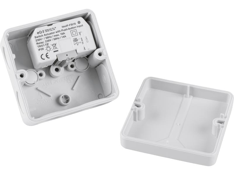 Homematic IP Smart Home Funk-Schaltaktor mit Tastereingang Unterputz Schaltaktor – HmIP-FSI16