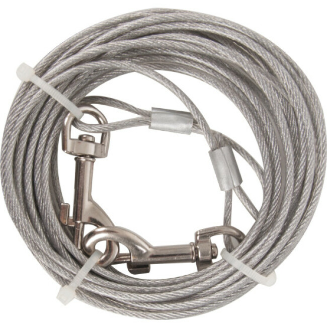 Câble de niche plastifié blanc 5 m
