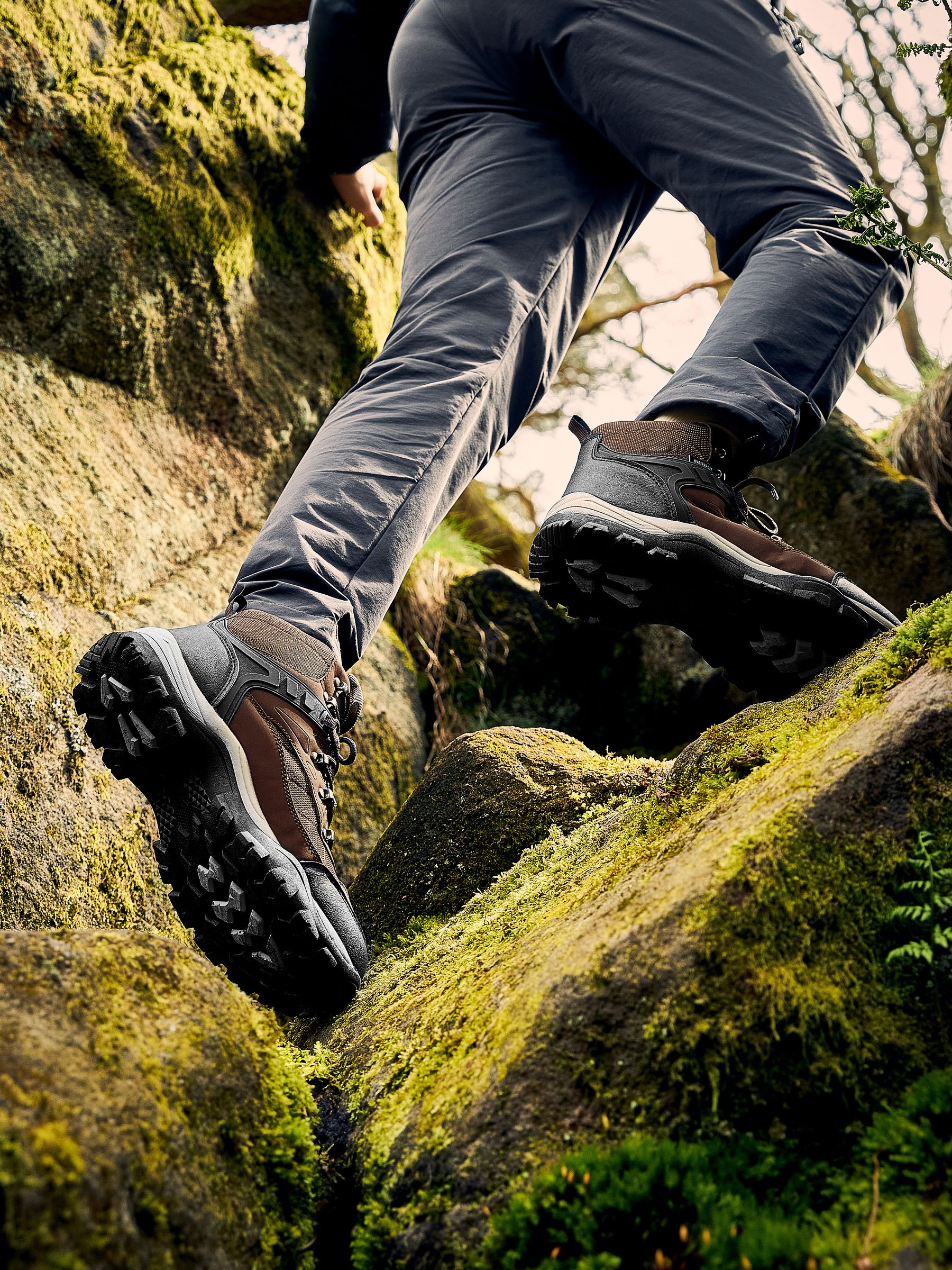 Bruin - Waterbestendige wandelschoenen