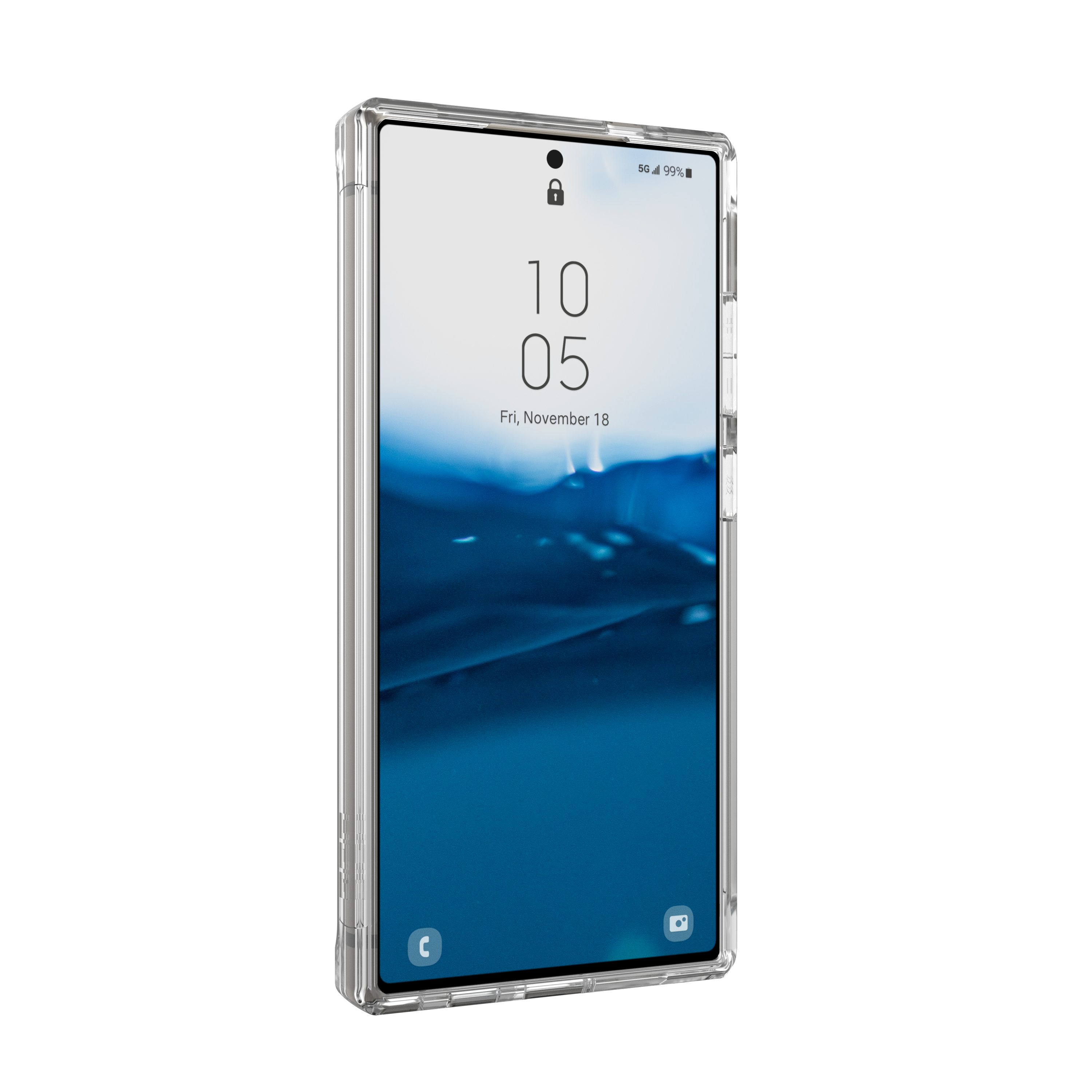 Samsung Galaxy S24 Ultra Schutzhülle Plyo (214432114343) - Transparent (Ice)