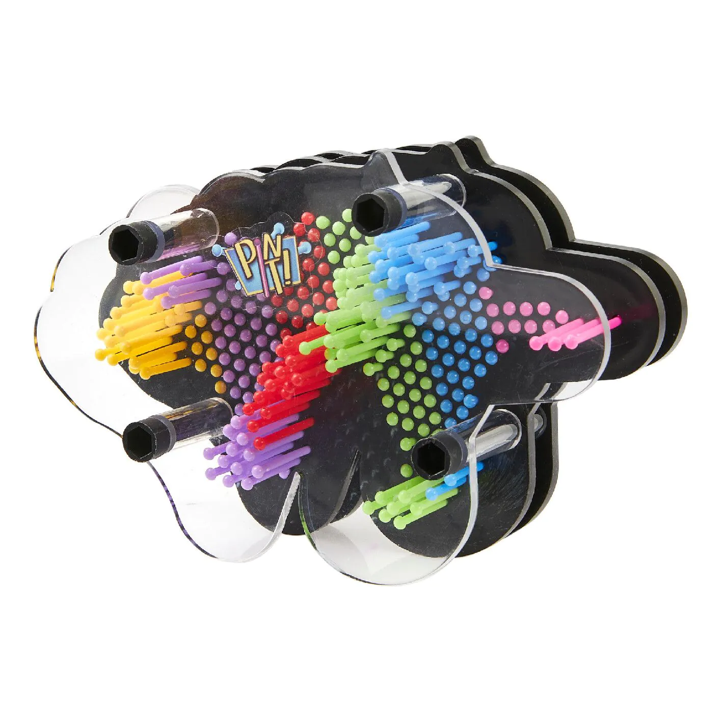 Buntes Nagelbild in Einhorn-Form