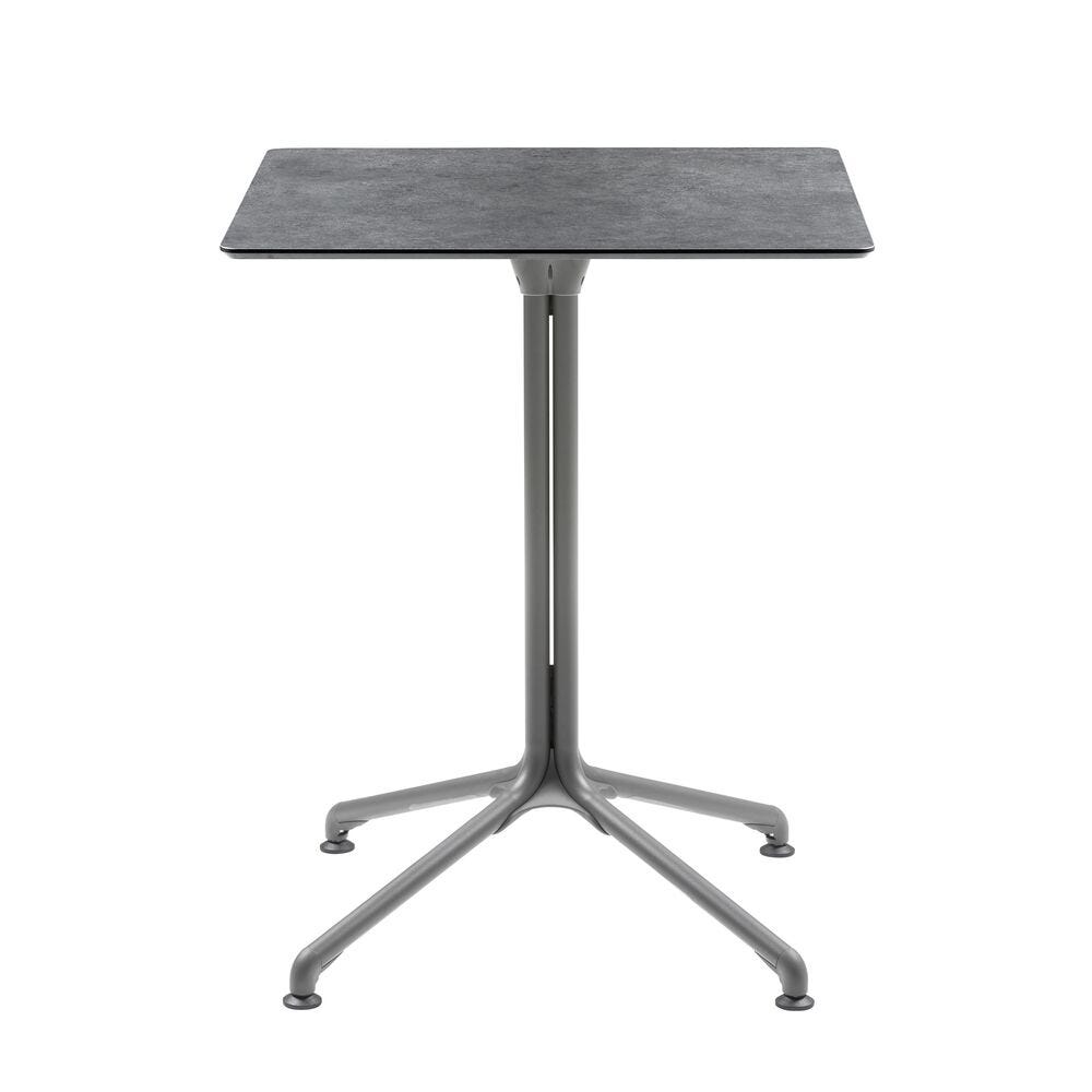 Quadratische Tischplatte, 59 cm Größe Horizon HPL Mineral