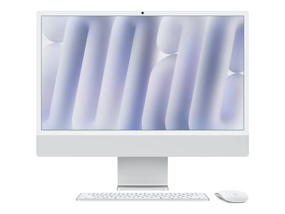 Apple iMac with 4.5K Retina display - Alt-i-én M4 - RAM 16 GB - SSD 256 GB - Apple M4 8-core - IEEE 802.11ax (Wi-Fi 6E), Bluetooth 5.3 - macOS Sequoia 15.0 - skærm: LED 24
