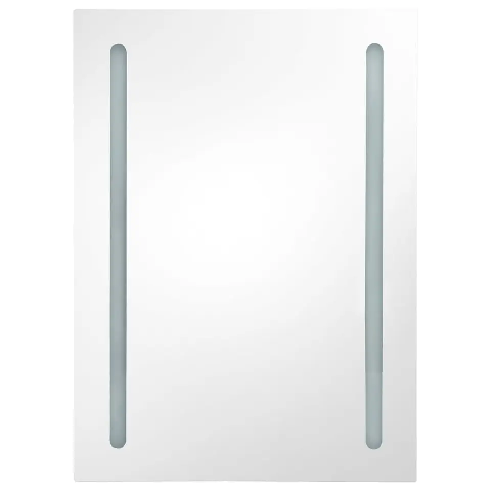 vidaXL - Badkamerkast - Wit - MDF - 50 x 13 x 70 cm