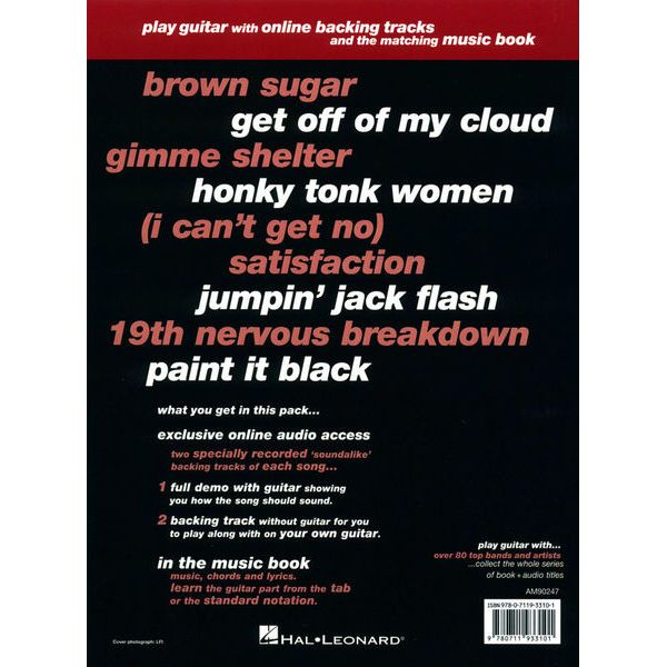 Hal Leonard Play Guitar Rolling Stones