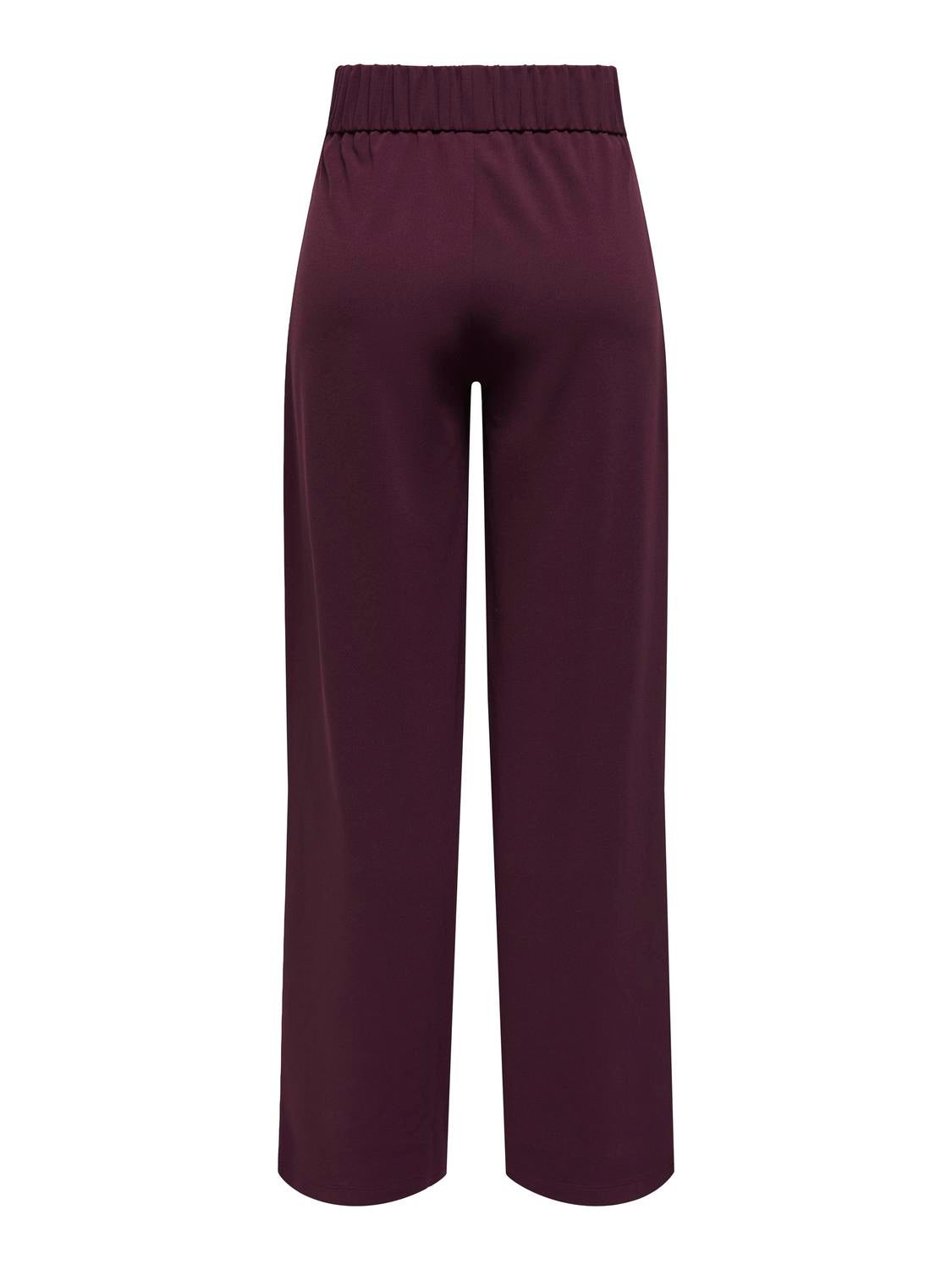 JDYLOUISVILLE Hohe Taille Weiter Beinschnitt Hose mit weitem Beinschnitt Winetasting