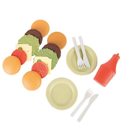 Dantoy BIO Plastic Burger-Set - 19 Teile