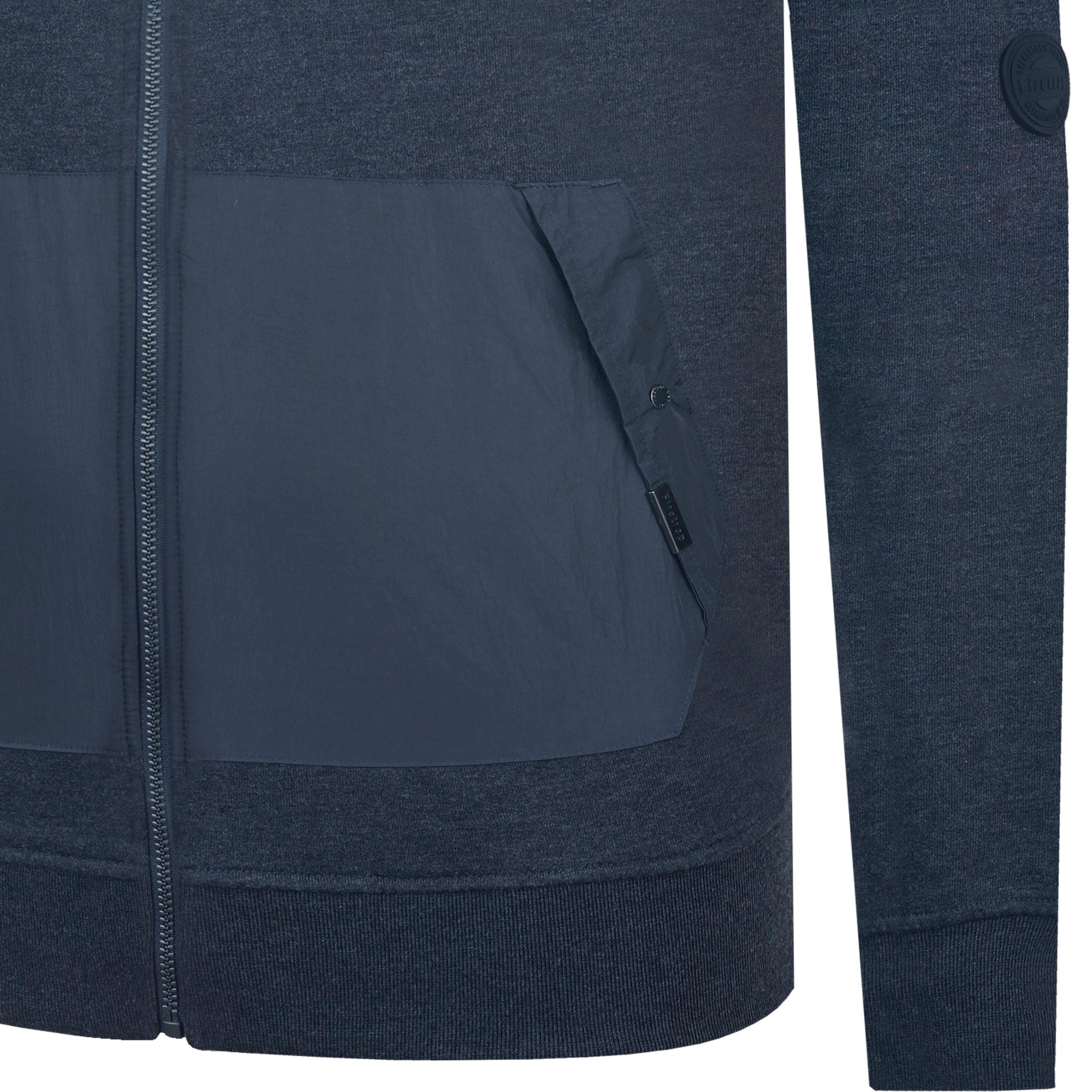 Firetrap Hybrid Full Zip Hoodie Mens