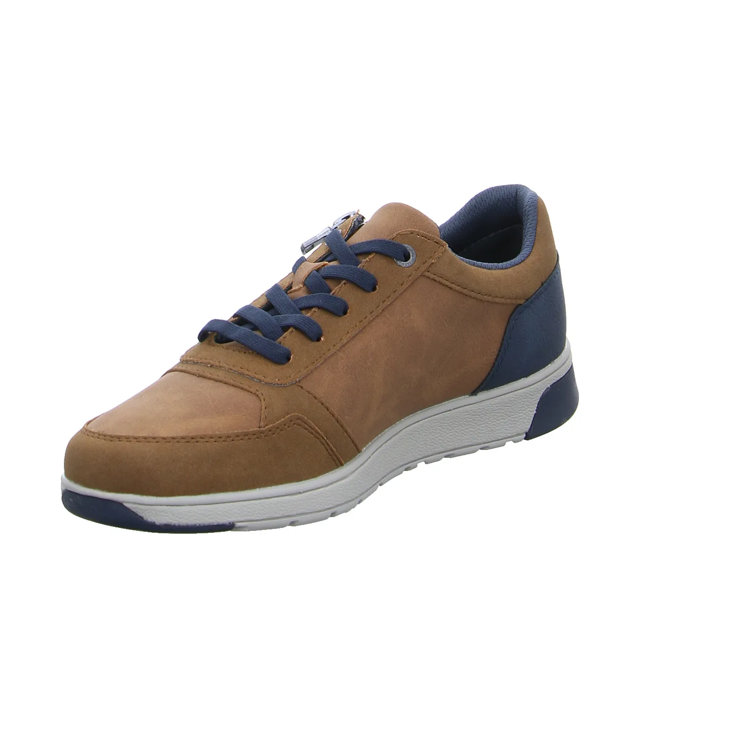 BUGATTI SHOES Halbschuhe Sneaker Cognac Lederimitat
