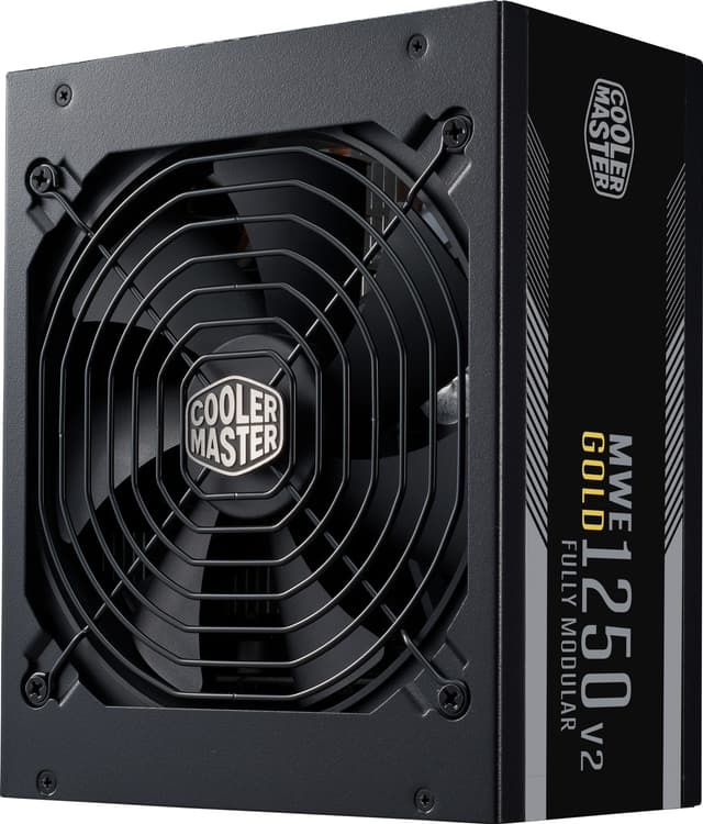 Cooler Master MWE Gold V2 ATX 3.1 1.250W strømforsyning (sort)
