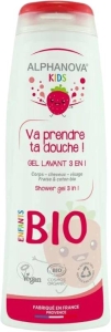 ALPHANOVA kids Va Prendre ta Douche Erdbeere Bio, 250 ml