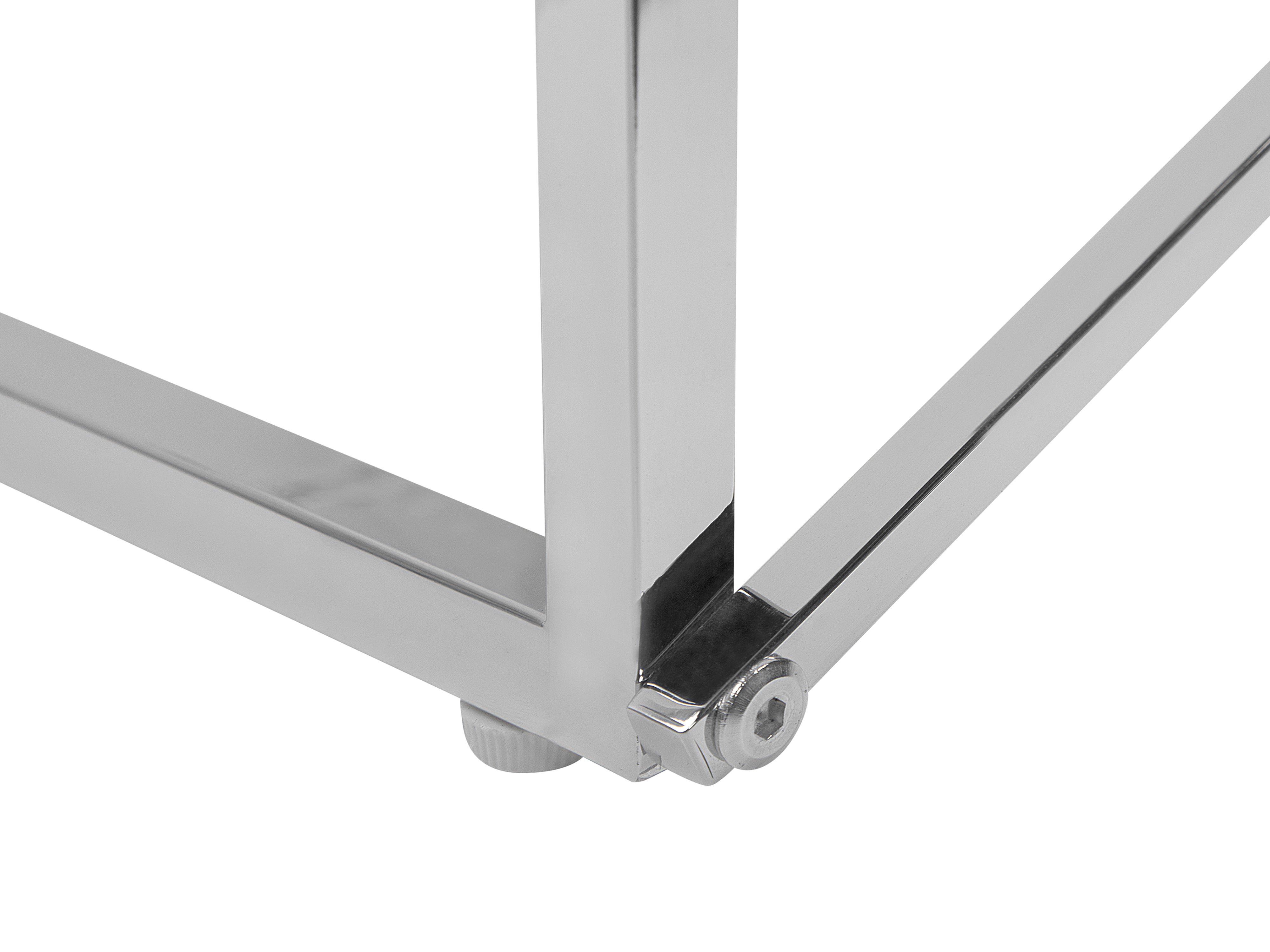 Salontafel EMPORIA Veiligheidsglas Marmer/zilver