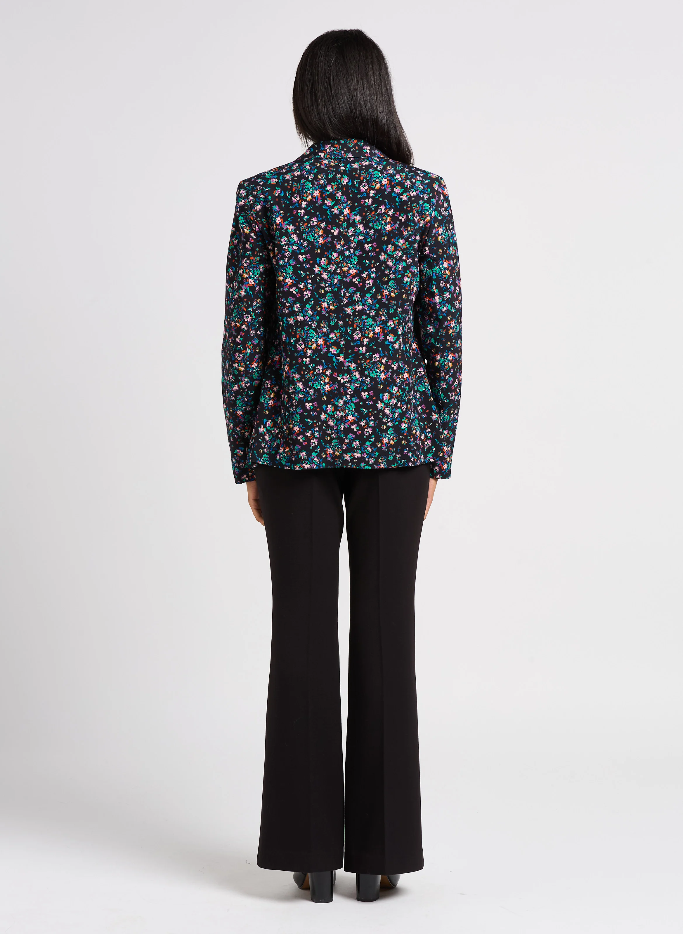 VESELY - Veste de tailleur ajustée à col châle | Noir