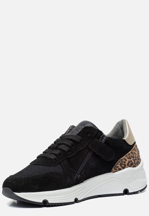 Muyters Sneakers zwart Leer 42609