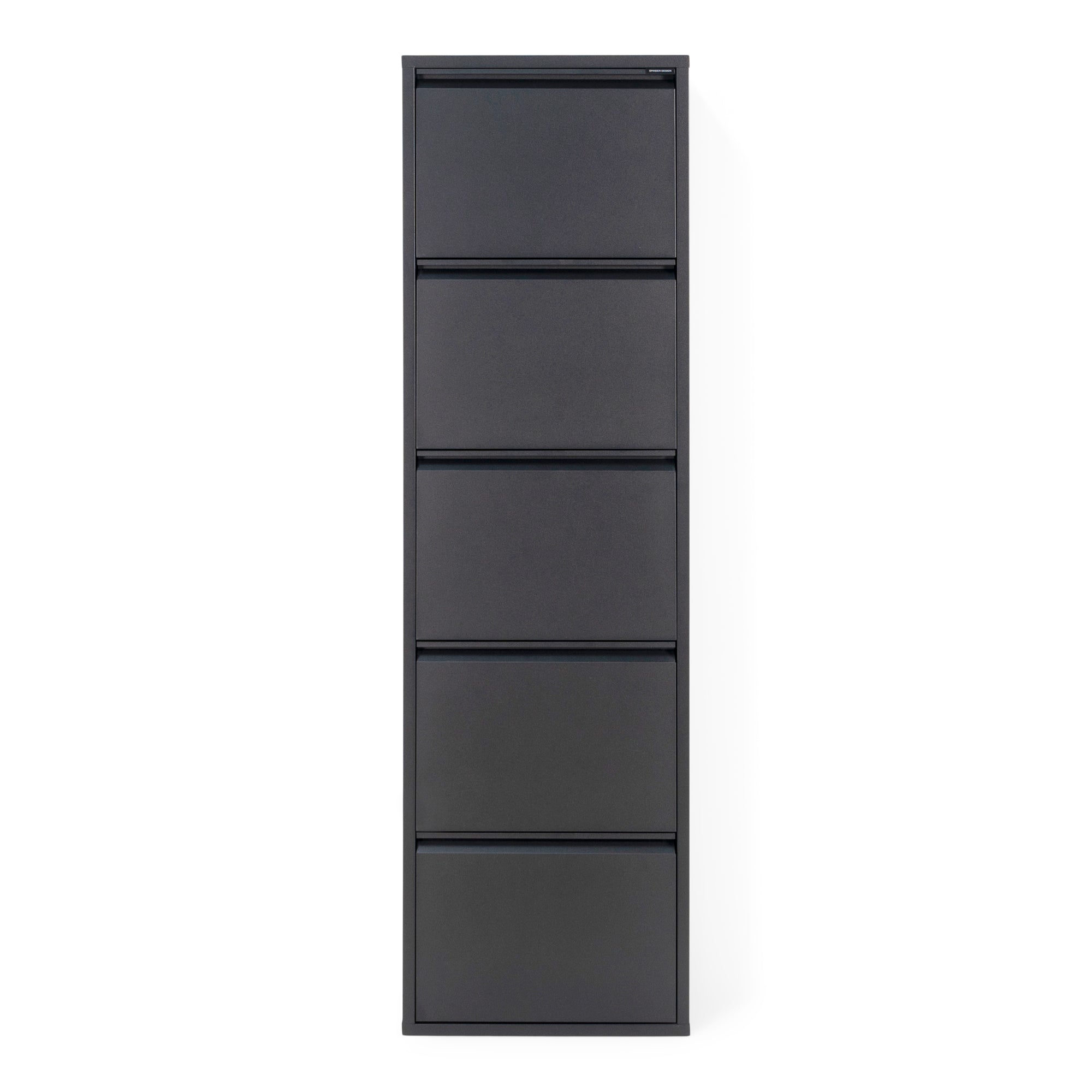 Spinder Design Billy 5 Schoenenkast - Zwart