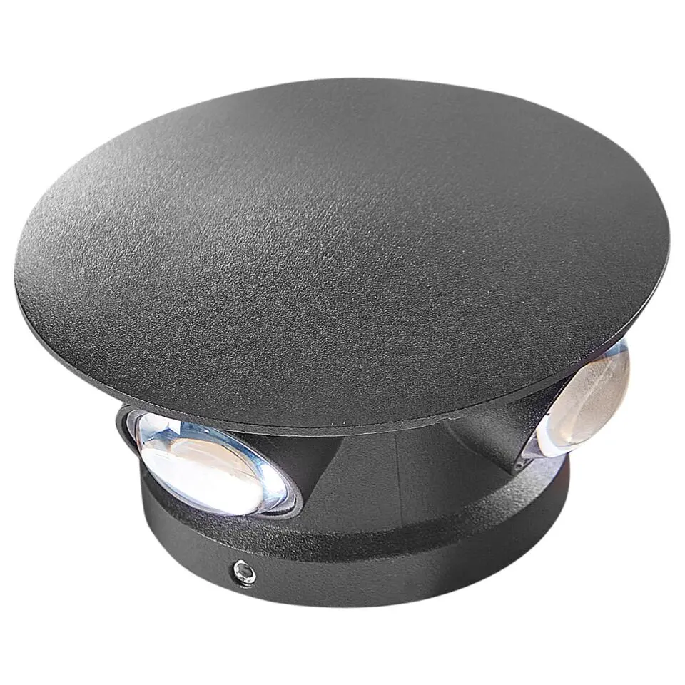 MAURICE - Wandlamp set van 2 - Zwart - Aluminium