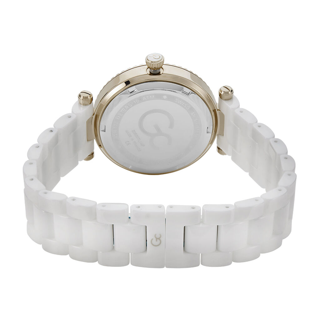Montre Gc Muse Ceramic Nacre Blanche