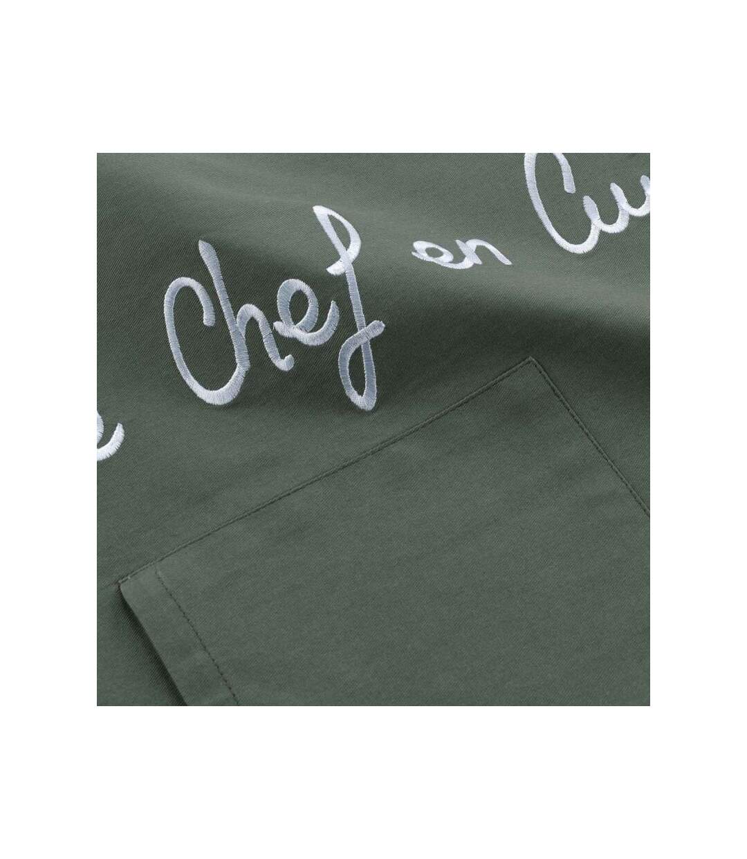 Tablier de Cuisine Cuistot 84cm Kaki