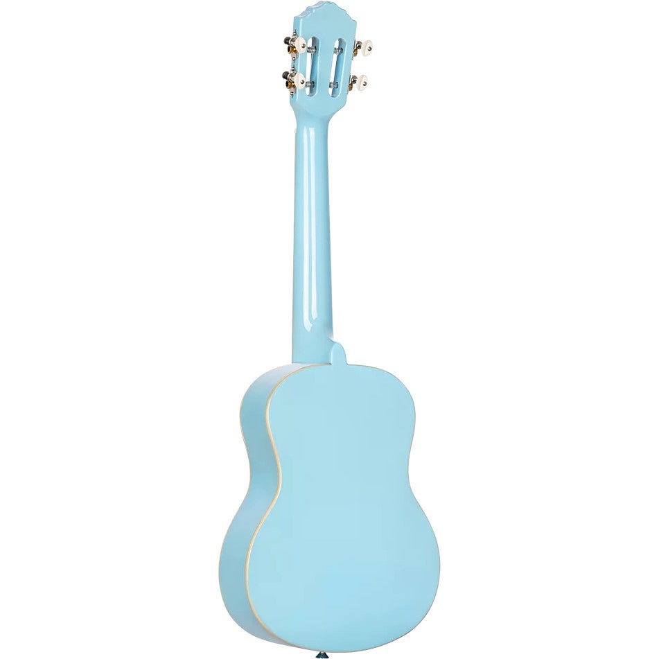 Ortega Gaucho Series RUGA-SKY Sky Blue tenor ukelele met gigbag
