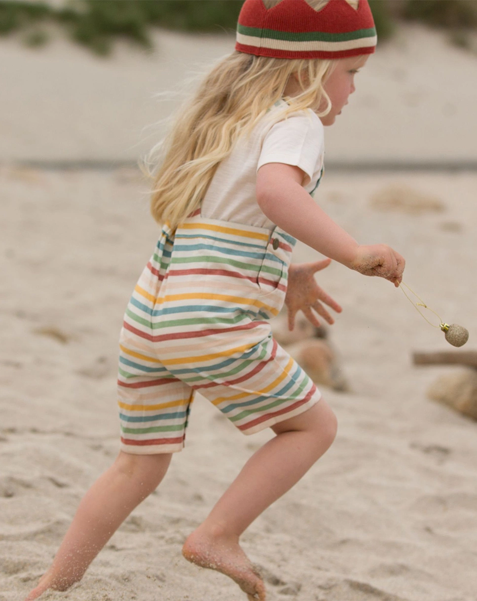 Latzshorts RAINBOW STRIPES in bunt