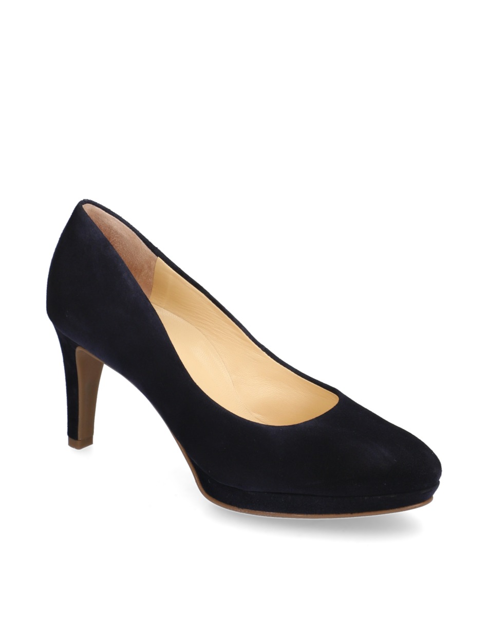 Veloursleder Pumps
