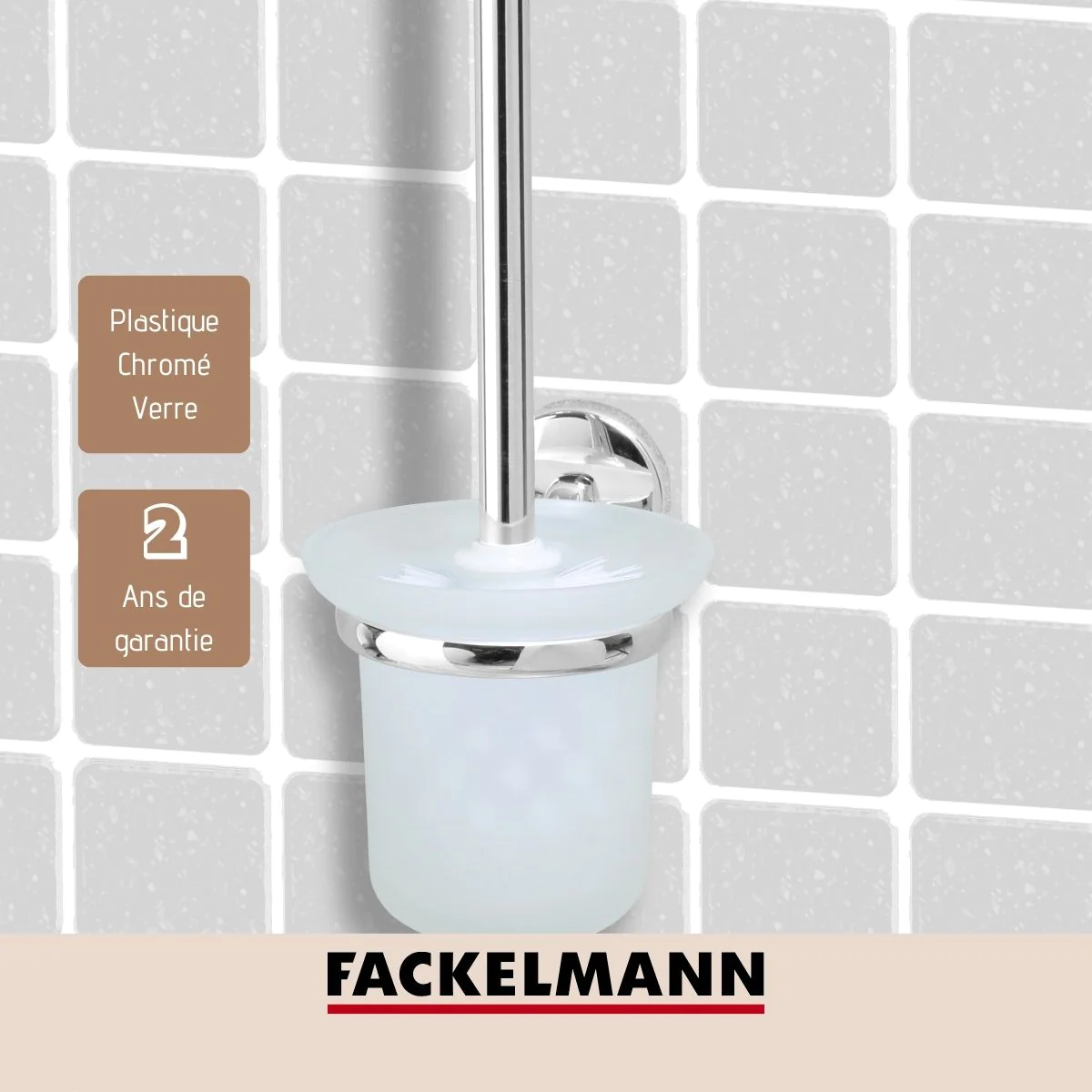 Brosse de toilette murale Vision Fackelmann
