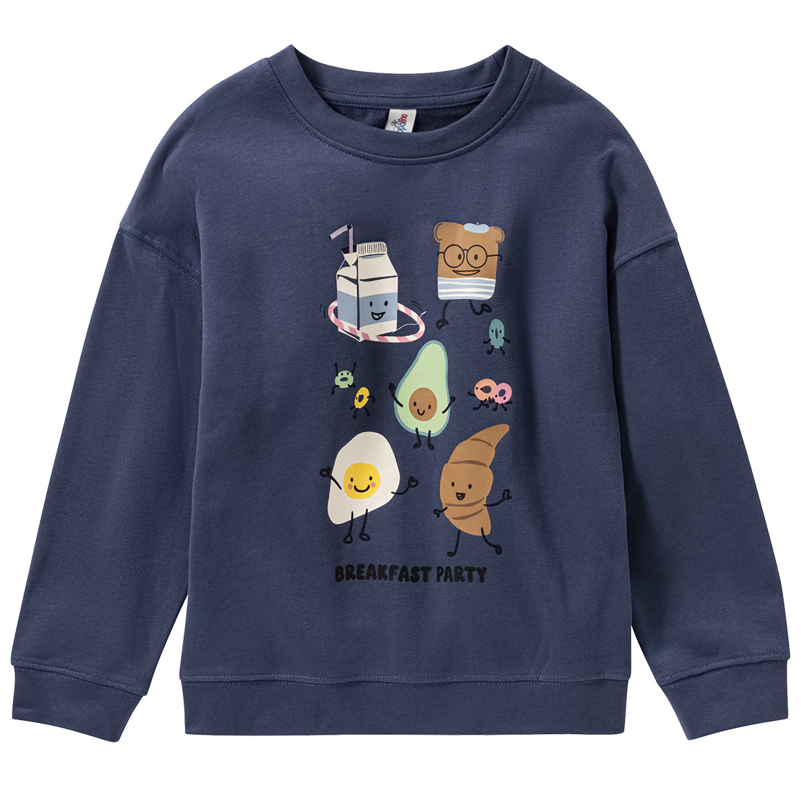 Topolino Kinder Sweatshirt  mit lustigem Print dunkelblau