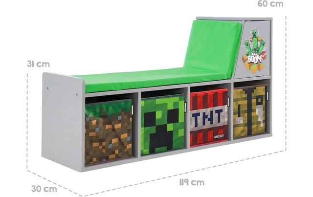 Sitzbank »Phoenix Minecraft«