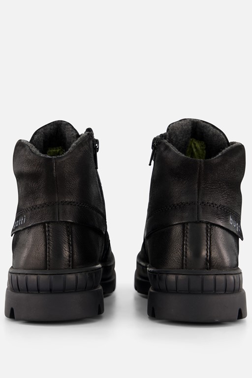 Bugatti Pallario Veterschoenen zwart Nubuck