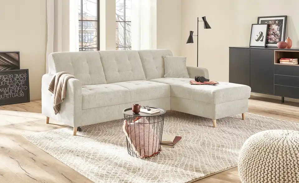 Ecksofa Venus Beige rechts