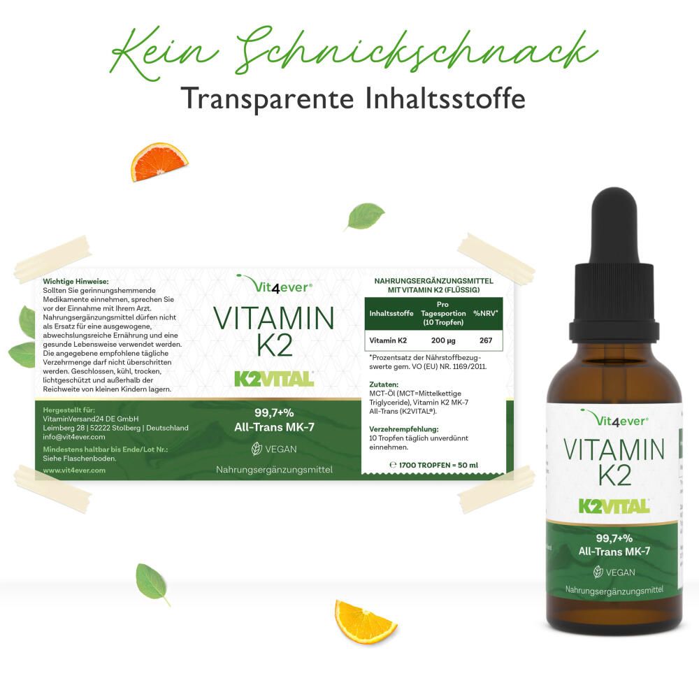 vit4ever Vitamin K2 Tropfen