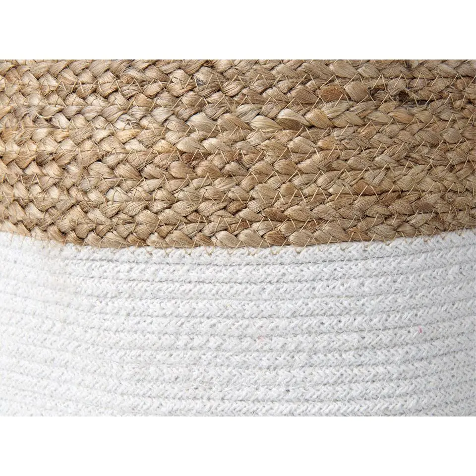 GAJAR - Manden set van 2 - Beige/Wit - Jute