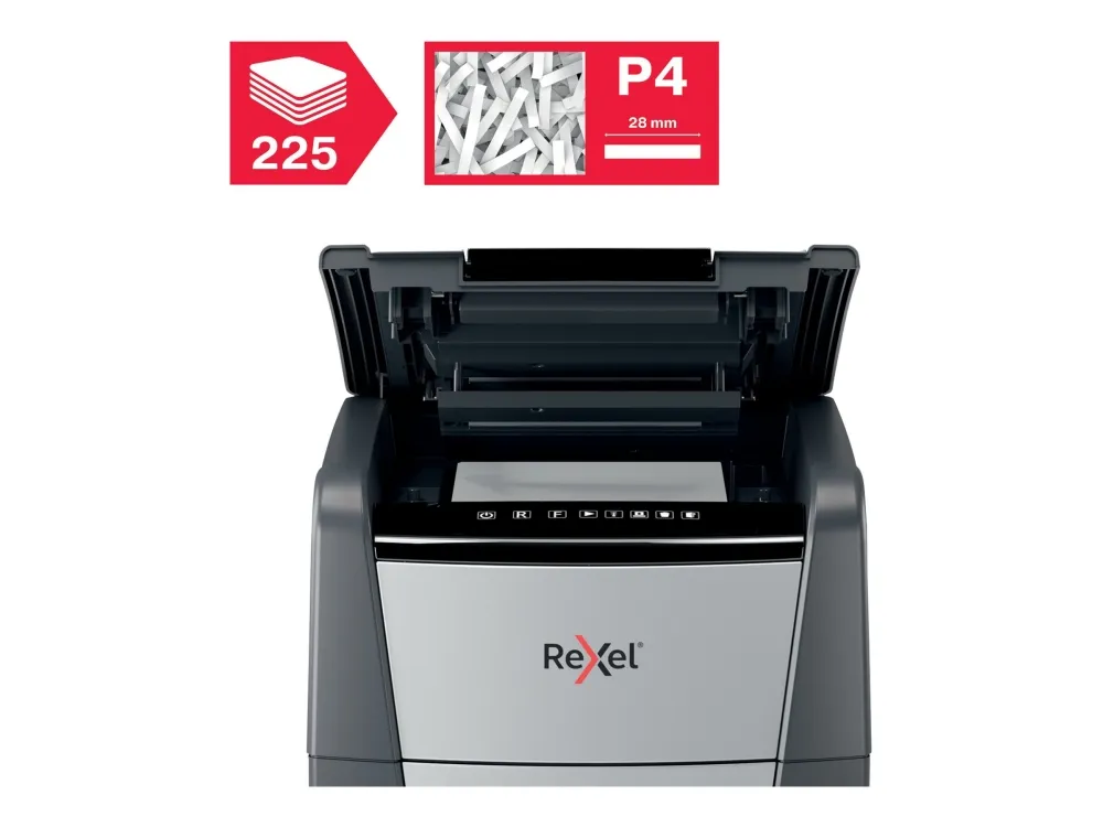 Makulator Rexel Optimum AutoFeed  225X krydsmakulering 4x25 mm (P-4)