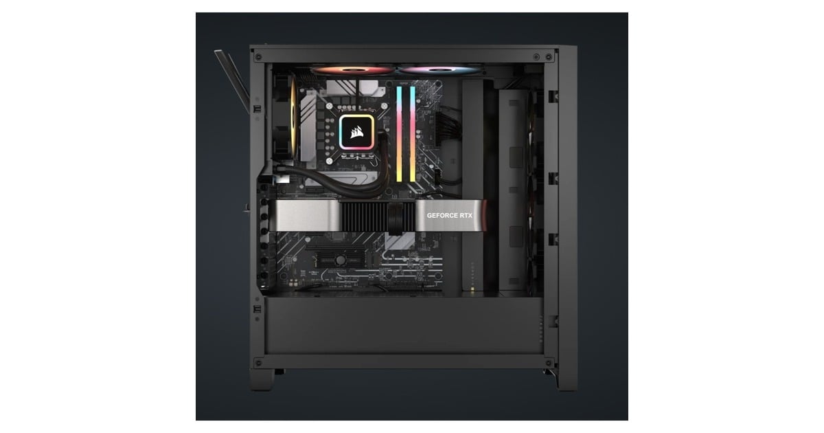 Corsair48 GB DDR5-8000 Kit werkgeheugen  (Zilver, CMHC48GX5M2X8000C38, Vengeance RGB, XMP)