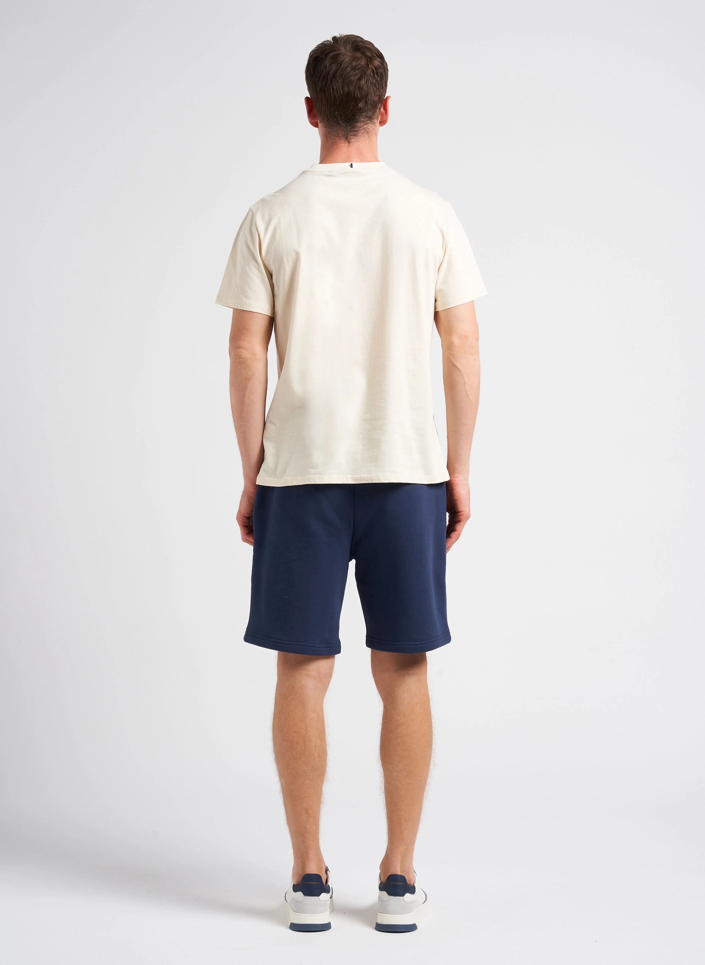ARCY - Tee-shirt regular-fit brodé en coton mélangé | Beige