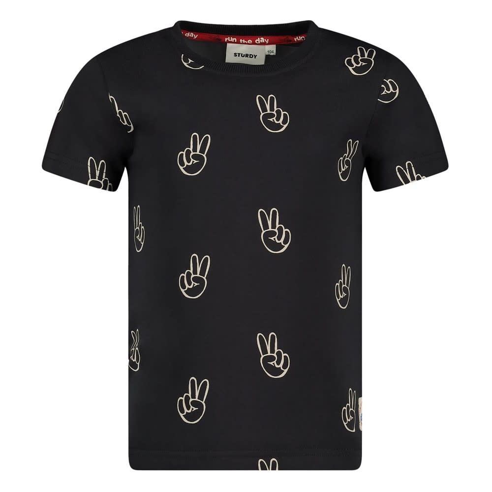 Sturdy Sturdy t-shirt aop - Run the Day antraciet
