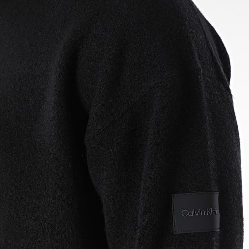 Sweat Crewneck Lycra Blend Comfort 0401 Noir