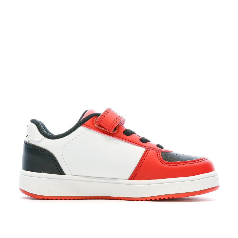 Kappa Baskets Blanc/Rouge Garçon KAPPA Malone