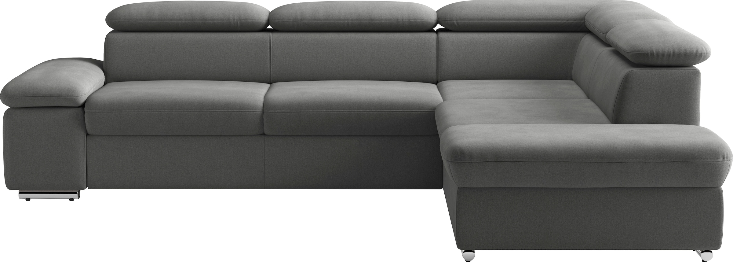 sit&more Ecksofa »Valentine L-Form, B: 272 cm« mit Arm- & Kopfteilverstellung, optional mit Bettfunktion
