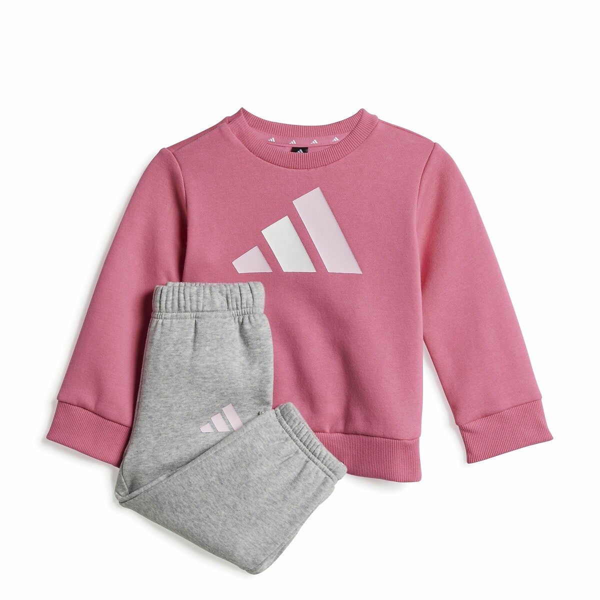 Roupa esportiva Adidas<br>Conjunto de treino em fleece escovado para bebês