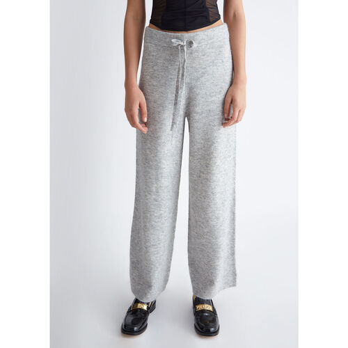 Liu Jo - Pantalón de mezcla de lana Gris