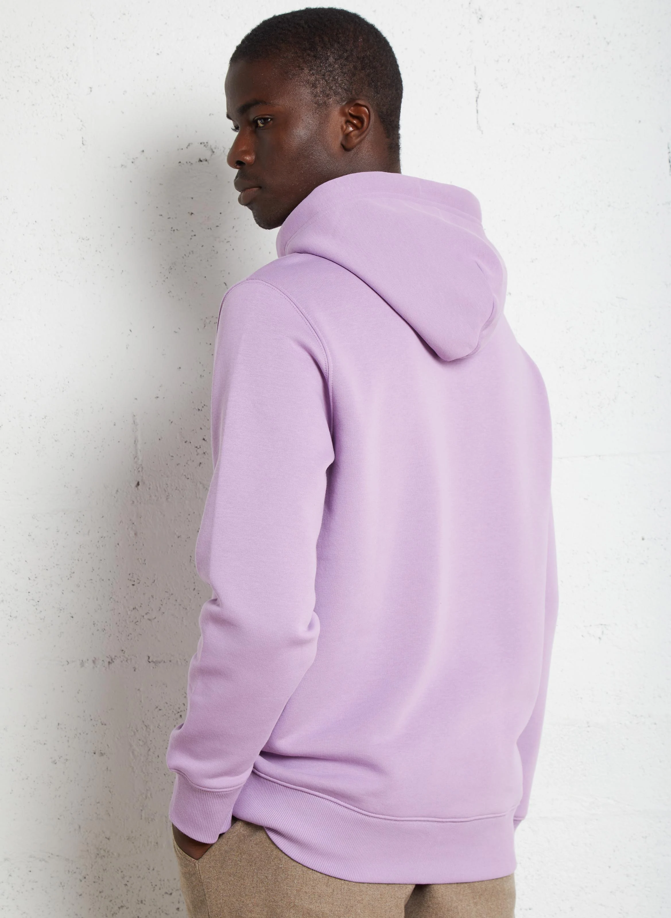 Sweat à capuche regular-fit en coton mélangé | Violet