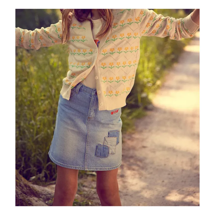 Wander & Wonder Jupe en Jean Coton Bio | Bleu