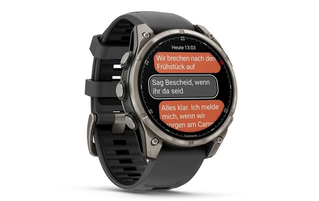 Garmin Smartwatch »fēnix 8 Pro – AMOLED«(/ 1,4 ″)