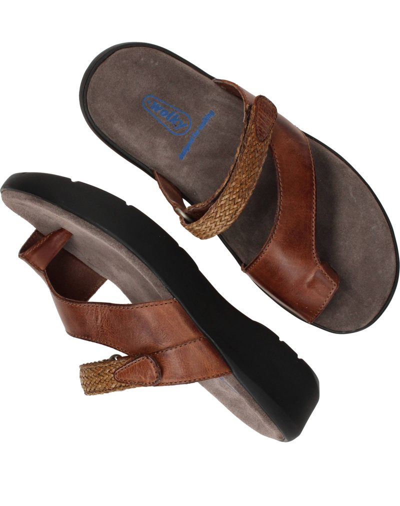 Wolky Collins Slippers Bruin Dames